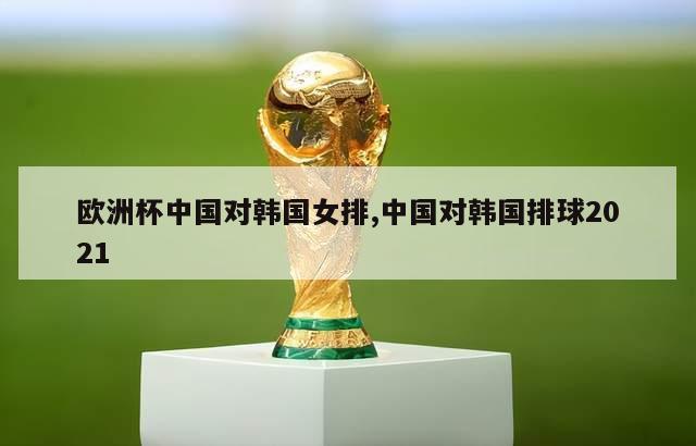 欧洲杯中国对韩国女排,中国对韩国排球2021